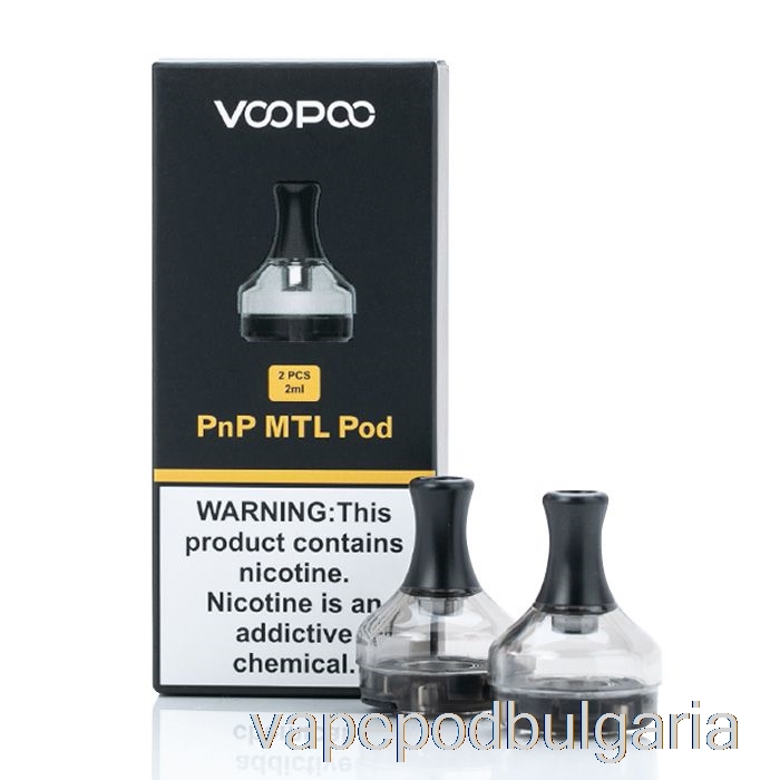 Vape 10000 Дръпки Voopoo Pnp Mtl Replacement Pod Mtl Version - 2ml Pnp Mtl Pod